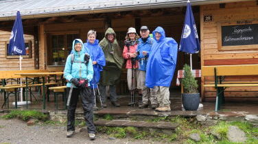 Abschied von einer gemütlichen Hütte