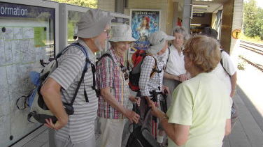 Treffen am S-Bahnhof in Lochhausen