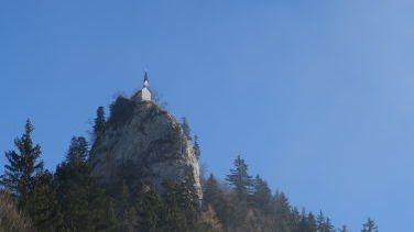 Blick auf das Riedersteiner Kircherl