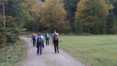 Die erste halbe Stunde: Warmlaufen im Tal