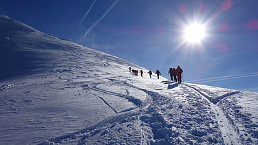 Aufstieg zum Schwarzkogel