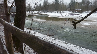 Winterliche Isar