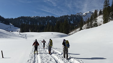 Start im Dürnbachtal in Neuhaus