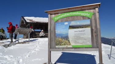 Die Kranzberg-Gipfelschutzhütte