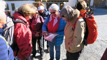 Besprechung der Tour in Böbing