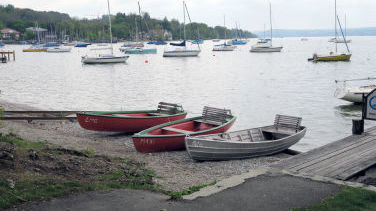 Am Ammersee ist noch kein Trubel 