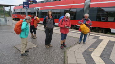 Soeben in Saulgrub mit der Bahn angekommen...