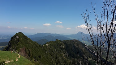 Hochfelln mit Blick auf den Strohnschneid-Kamm