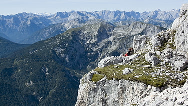 Gipfelrast auf der Guffertspitze