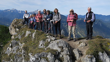 Der erste Schartenkopf ist erreicht