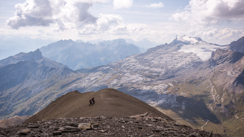 Der Glacier de Tsanfleuron liegt in einem Kalkgebiet – für Alpengletscher einzigartig.