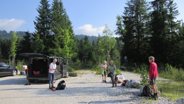 Tourenstart in Elmau