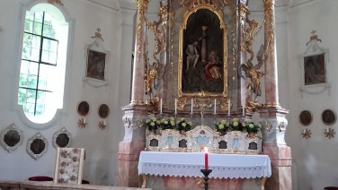 In der Wallfahrtskirche Maria Elend bei Dietramszell