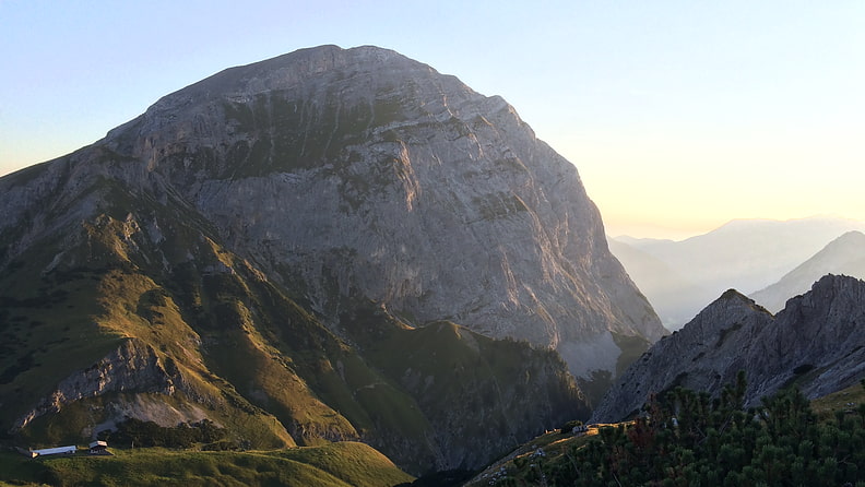 Das Ziel im Blick: Das Sonnjoch