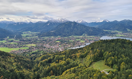 Blick vom Riederstein, 14. Oktober 2021