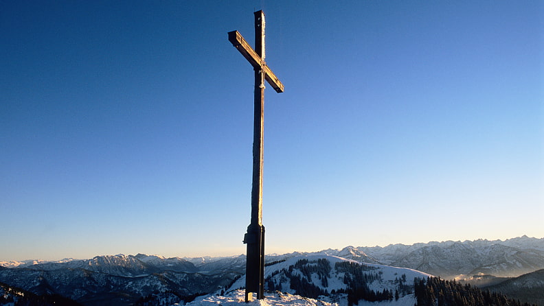 Das Gipfelkreuz auf dem Seekarkreuz