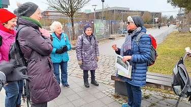 Wir gehen ins Forschungszentrum LMU und MPI