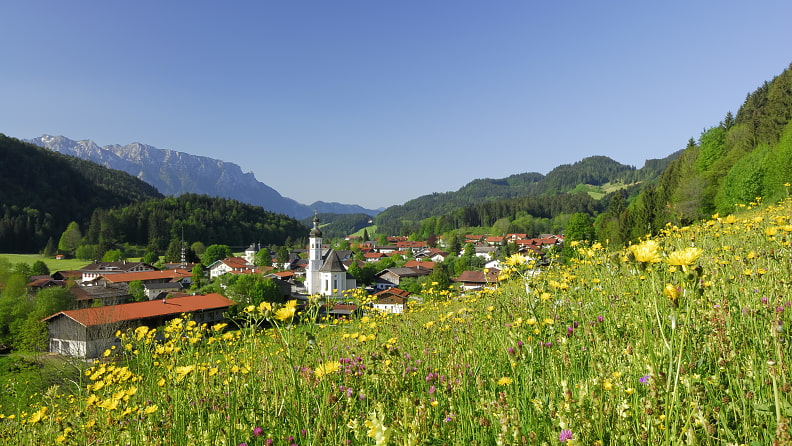 Idylle im Priental: das Bergsteigerdorf Sachrang