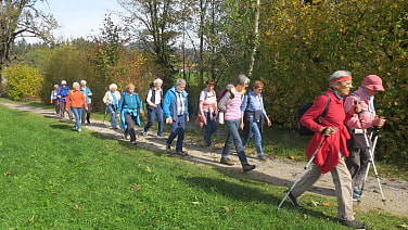 Auch nach 10 km Gehen sind wir noch fit