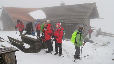 Endpunkt und Rstplatz an den Steingruber-Alm