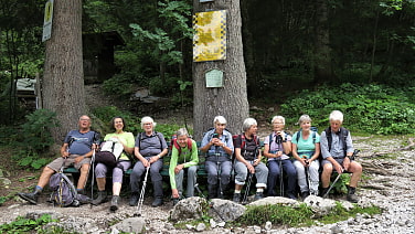 Unsere letzte Rast am Bankerl