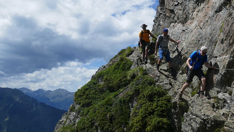 Tag 1: Der teils ausgesetzt Wildgrat