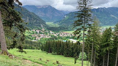 Oberammergau mit Blick zur Notkarspitze