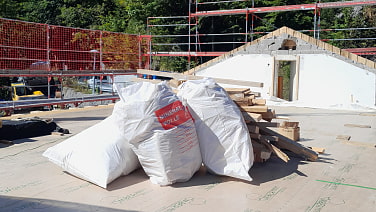 Demontage des alten Daches