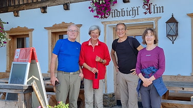 Vor der Alm - heute Ruhetag