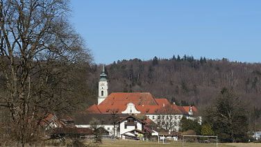 Kloster Schäftlarn in Sicht