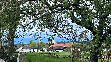 Blick auf Aying