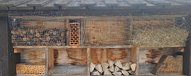 Ein selbstgebautes Insektenhotel