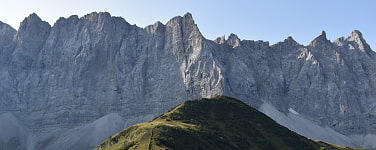 Blick auf die Lalidererwände