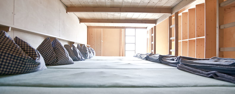 Im Lager der Stüdlhütte