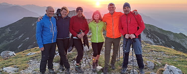 Sonnenuntergang am Krottenkopf