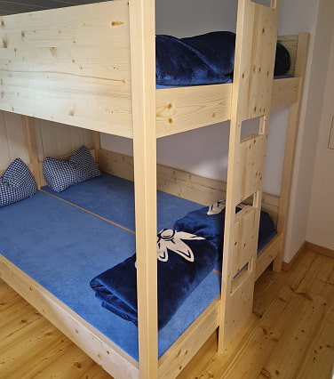 Viererstockbett im Lager