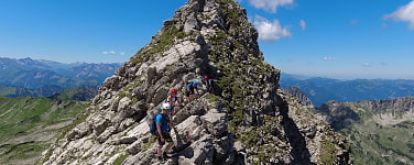 Auf den Hindelanger Klettersteig