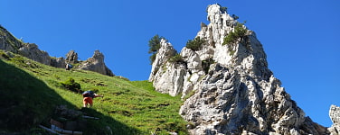 Auf dem Weg zur Großen Schlicke