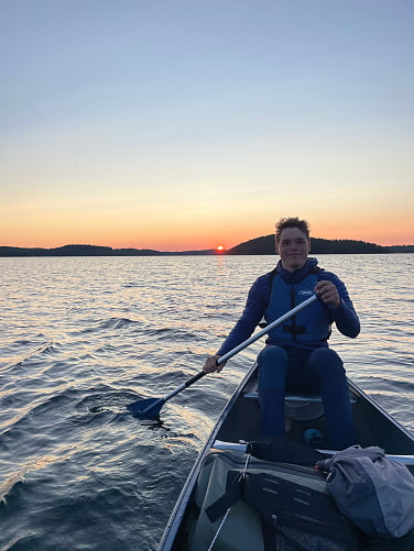 Kanufahren in Schweden