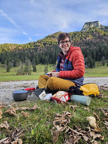 Picknick am Wegesrand