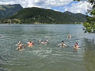 Die BWG auf Bade-Tour vom Heuberg in den Walchsee.