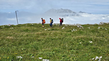 Abmarsch vom Schneibstein