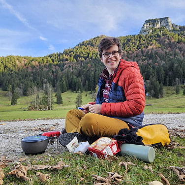 Picknick am Wegesrand