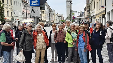 Die Gruppe in der Altstadt