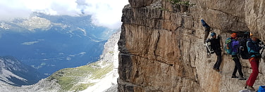 Klettersteig in der Brenta