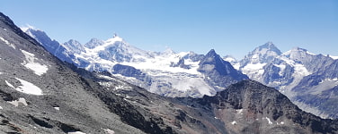Hüttentour im Banne der 4000 er