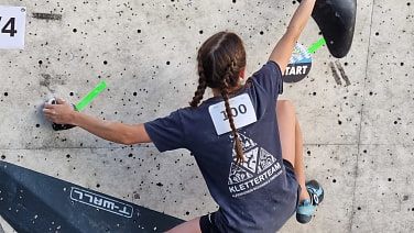 Amelie Kunder belegt im Kids Cup am Ende Platz 10.