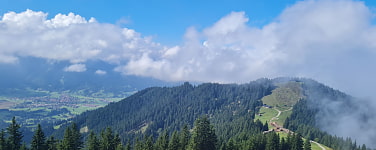 Blick auf das Mittlere Hörnle