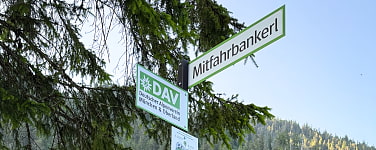 Patenschaft für ein eigenes DAV‑Mitfahrbankerl