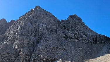 deutliche sichtbarer Pfad zur Kaltwinkelscharte